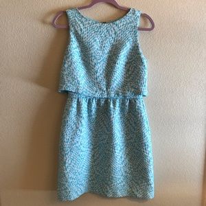 The Limited Blue & White Popover Dress, Size 4